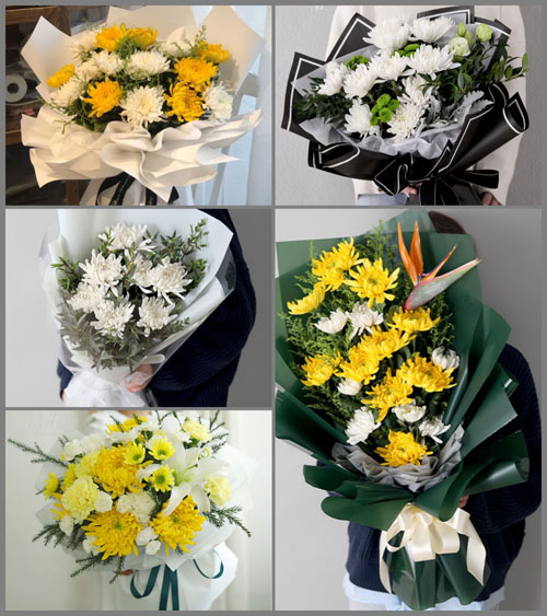 北京昌平区回龙观地区龙腾苑三区社区白事花束代送